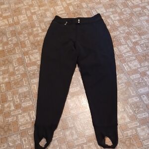 Women's Black Ski & Snow Pants Schoeller Ski Pants Size 10